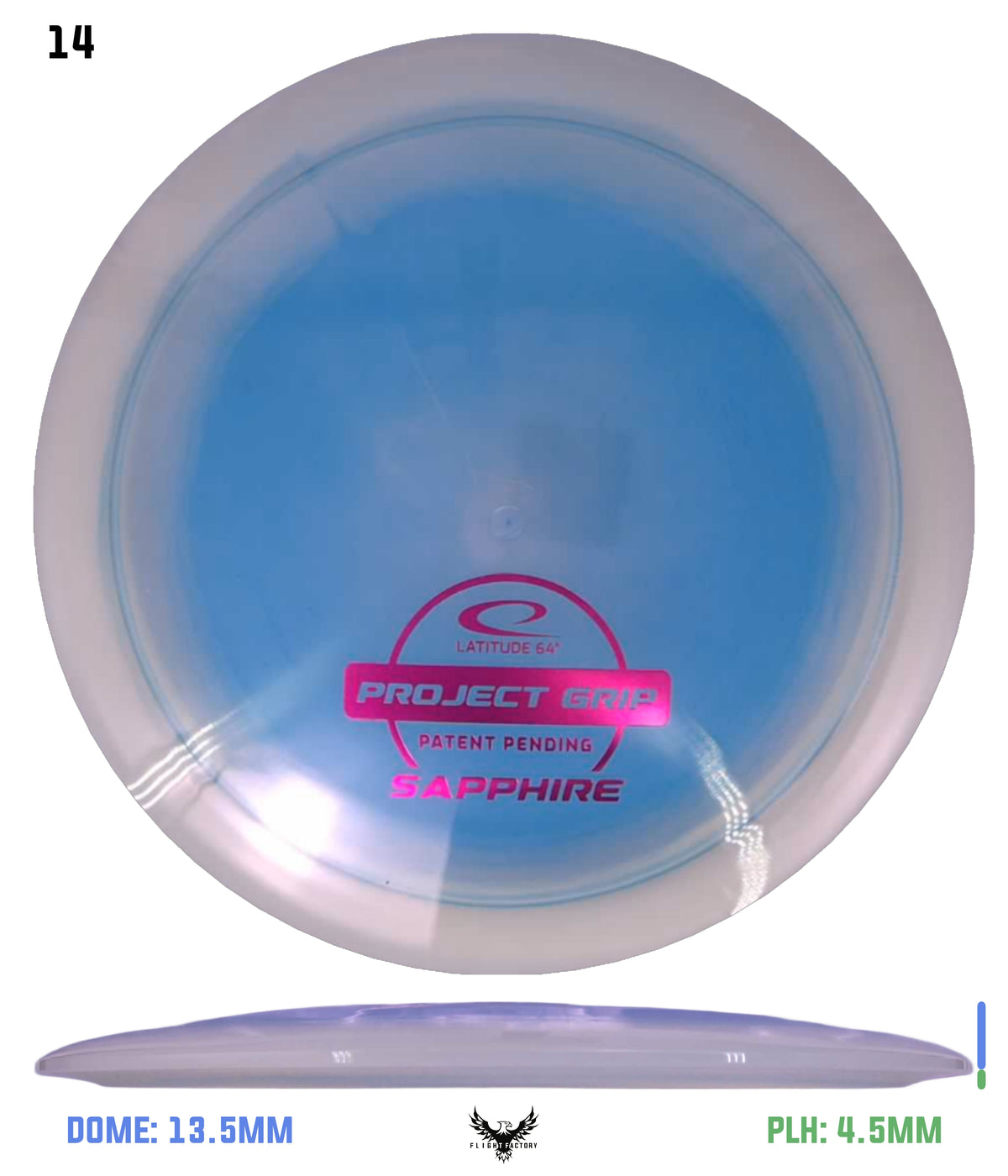 Latitude 64 Project Grip Sapphire - Patent Pending
