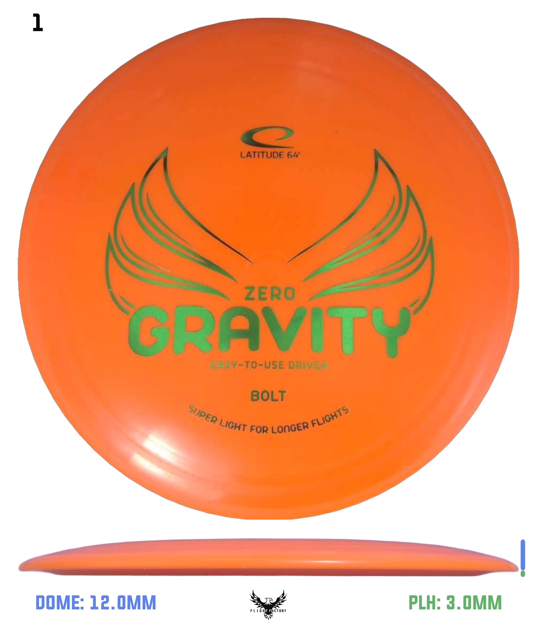 Latitude 64 Zero Gravity Bolt - Flight Factory Discs