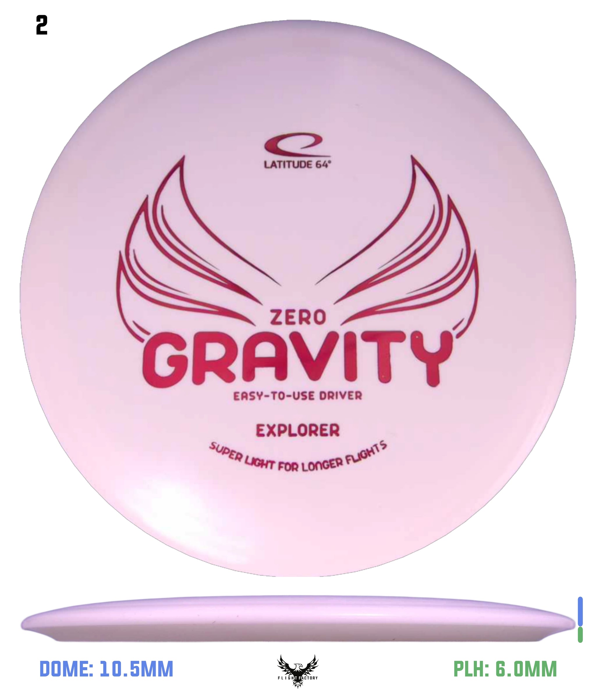 Latitude 64 Zero Gravity Explorer - Flight Factory Discs