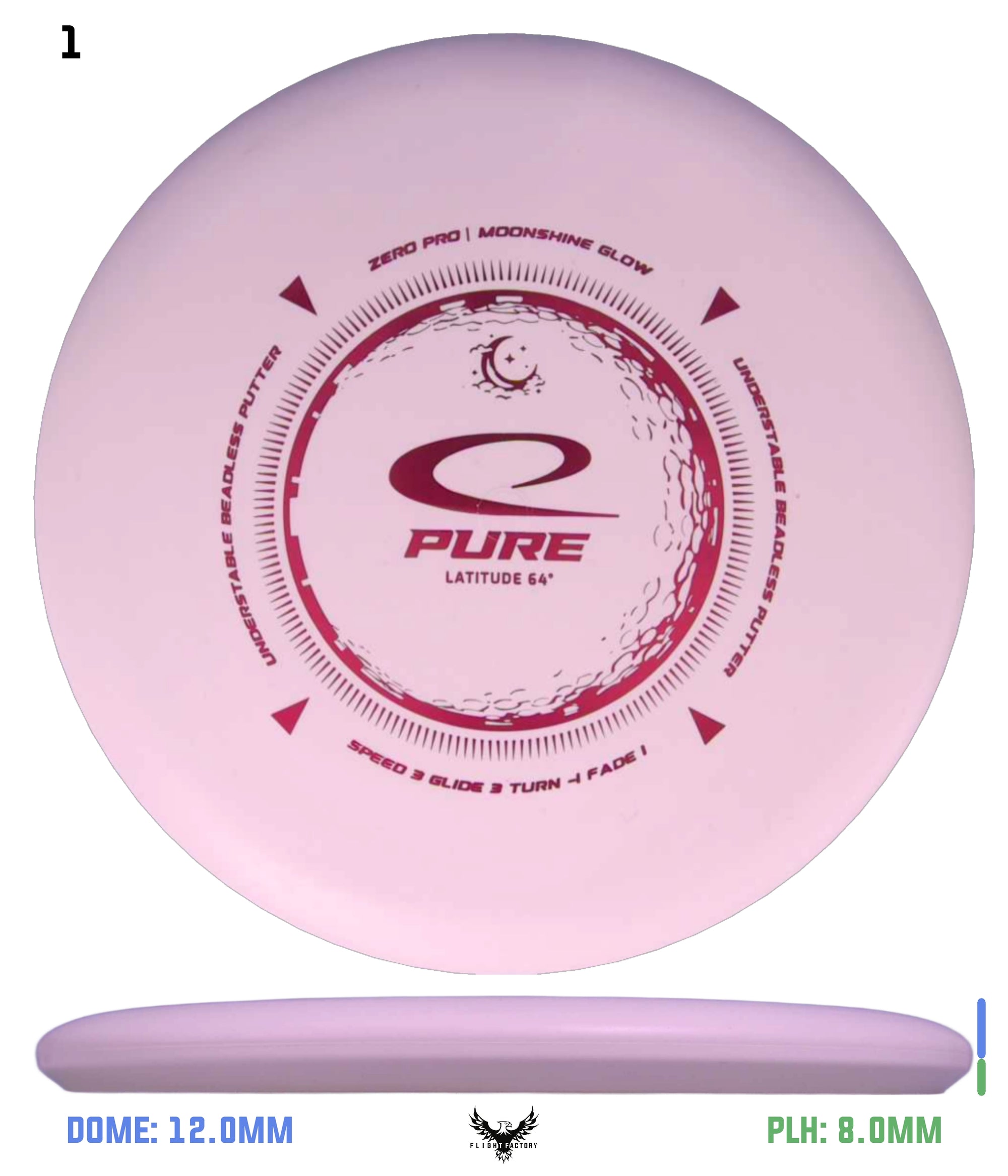 Latitude 64 Zero Pro Moonshine Pure - Flight Factory Discs