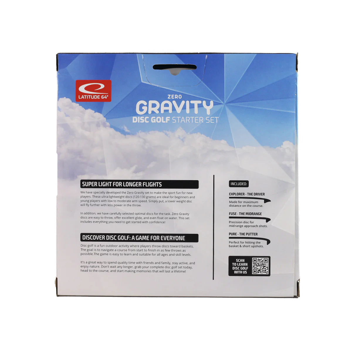 Latitude 64 Zero Gravity Disc Golf Starter Set