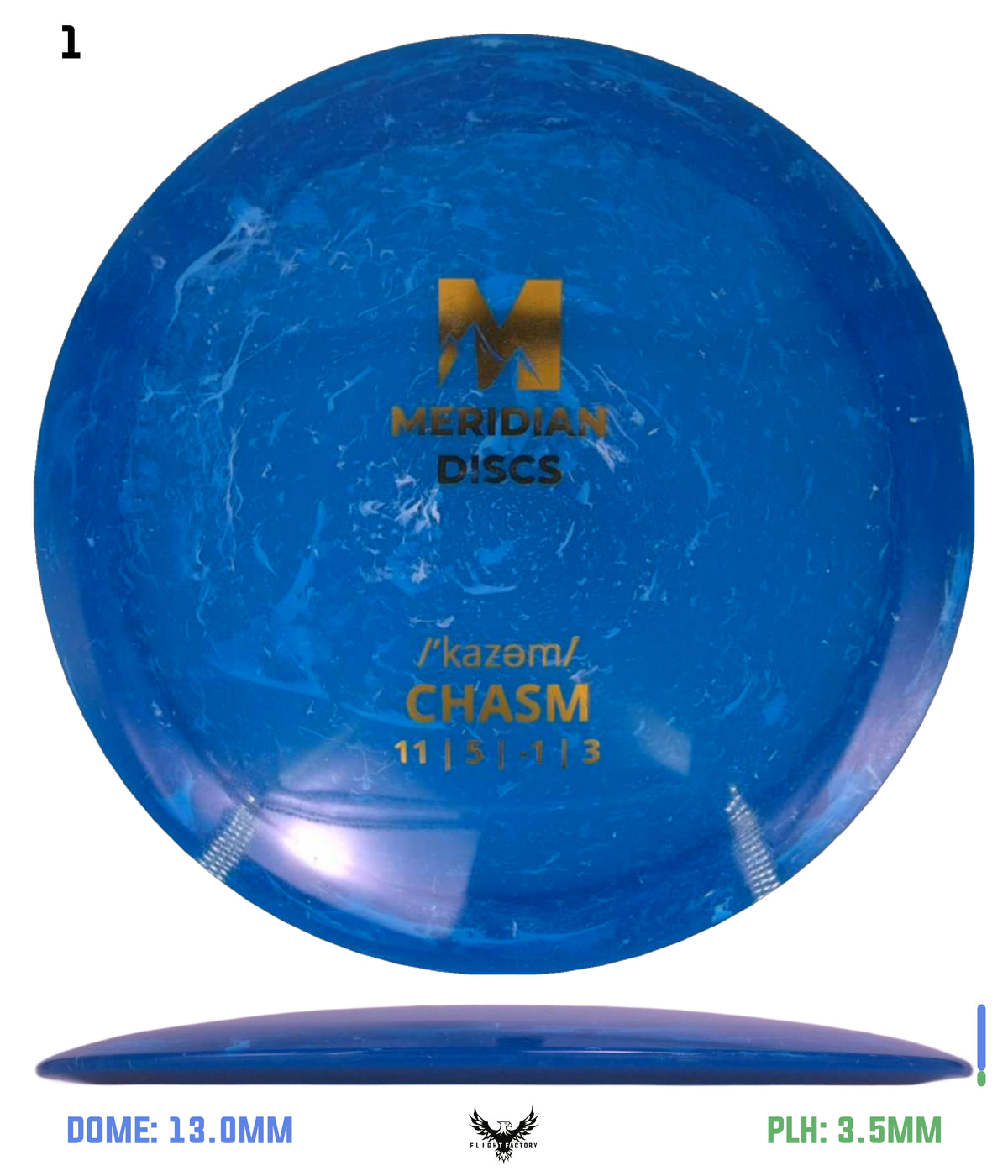 Meridian Discs Marbled Clarus Chasm