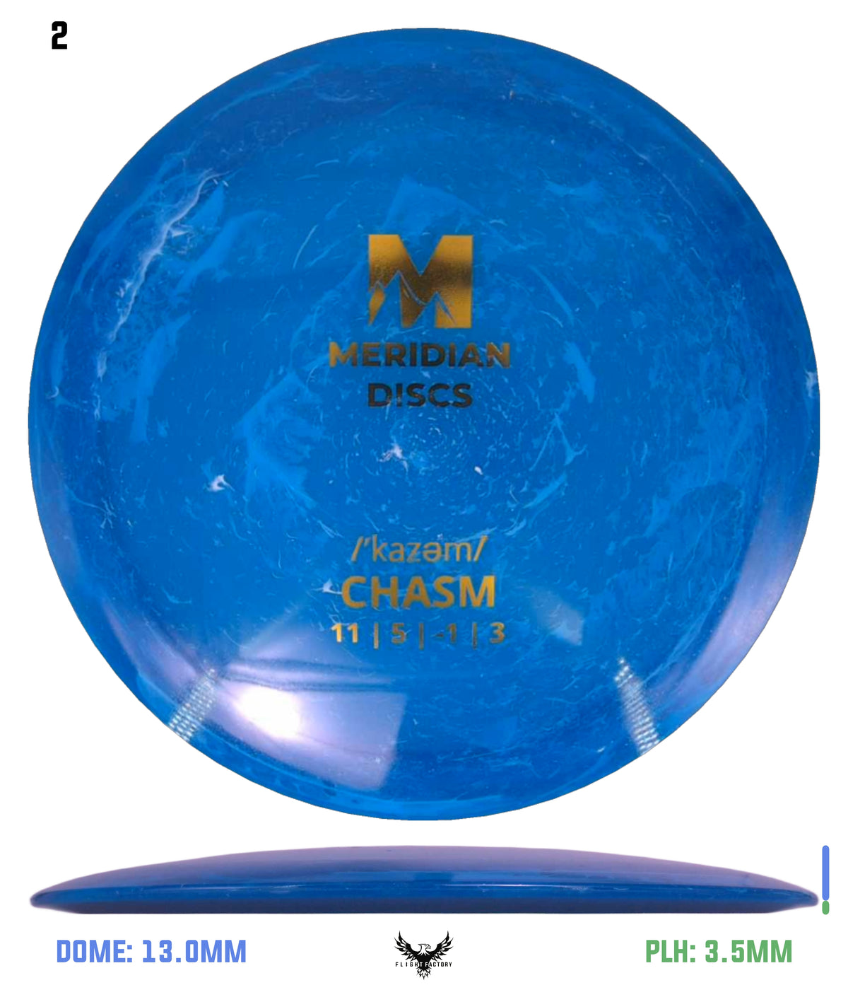 Meridian Discs Marbled Clarus Chasm