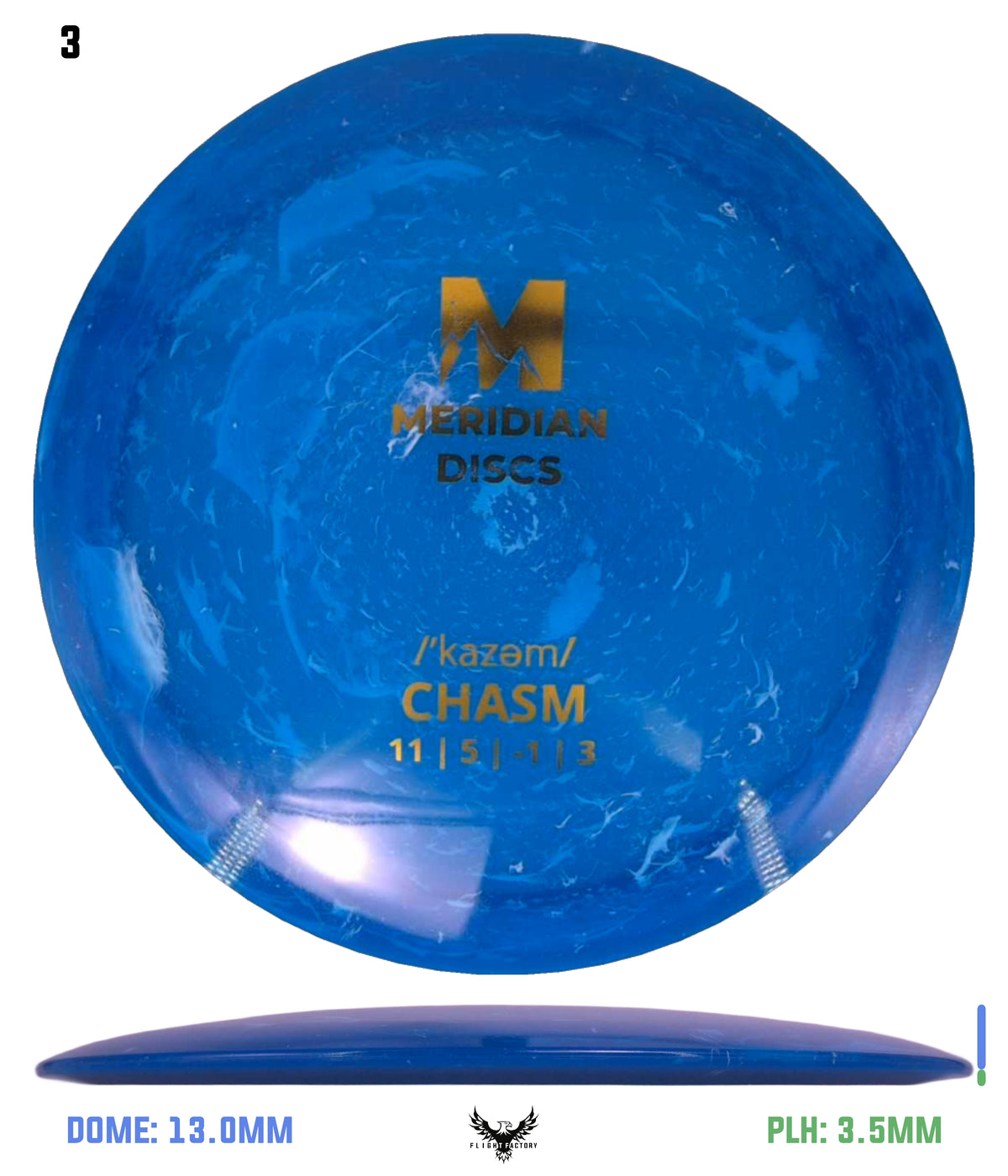 Meridian Discs Marbled Clarus Chasm