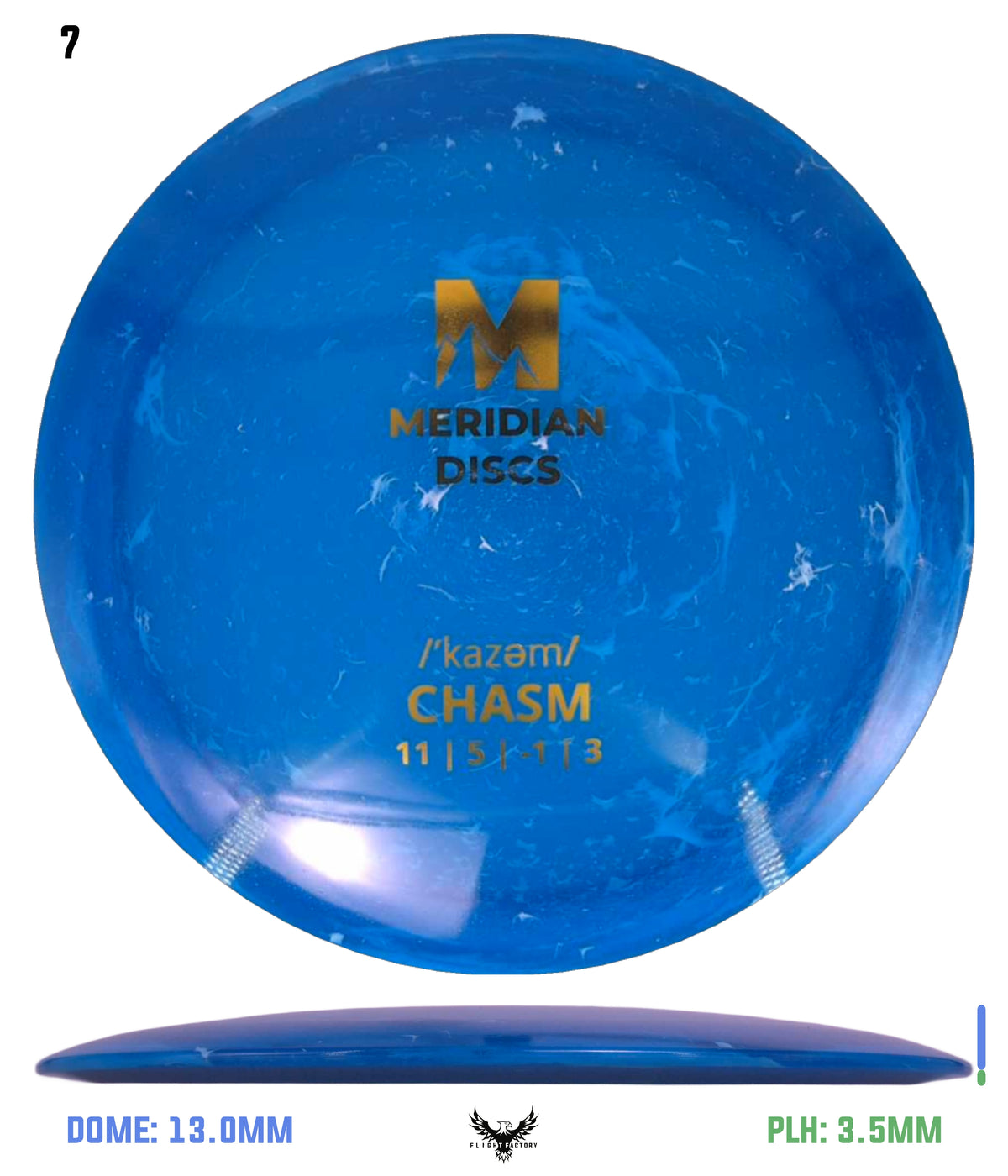 Meridian Discs Marbled Clarus Chasm