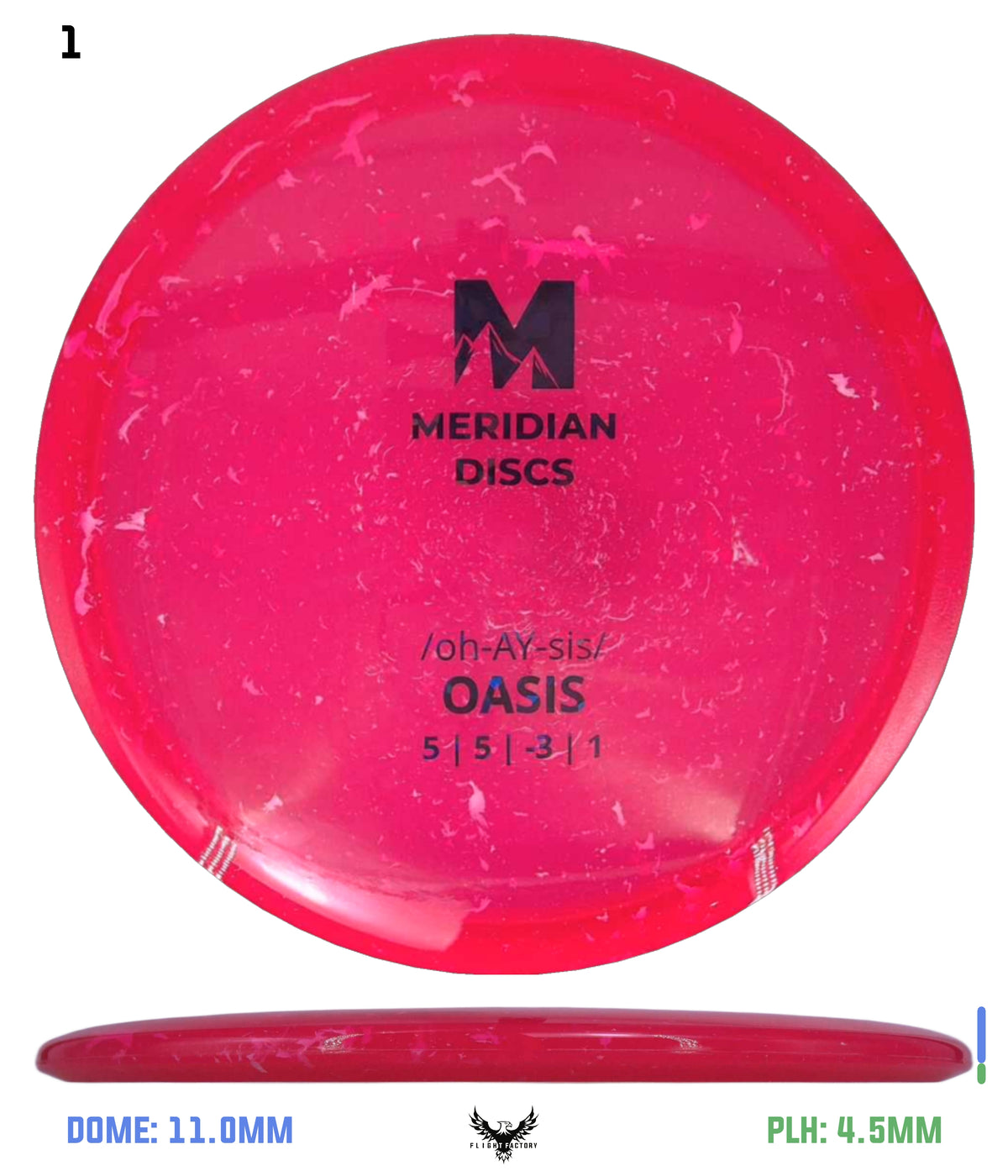Meridian Discs Marbled Clarus Oasis