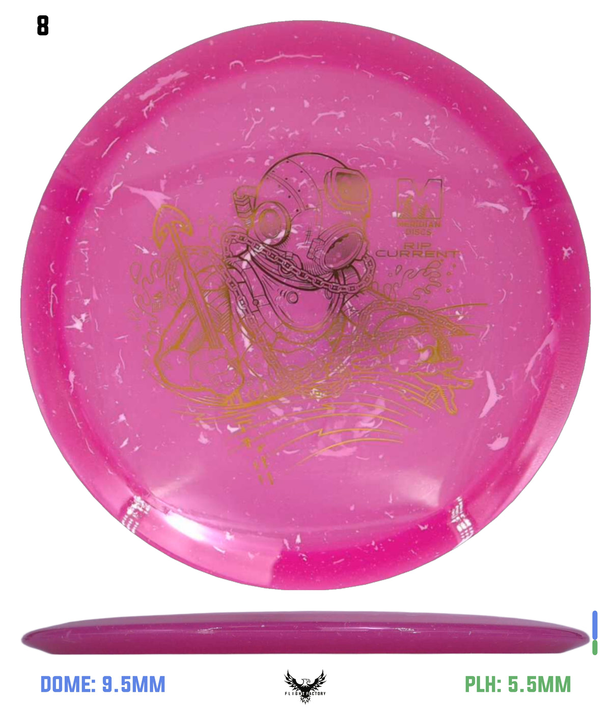 Meridian Discs Marbled Clarus Rip Current