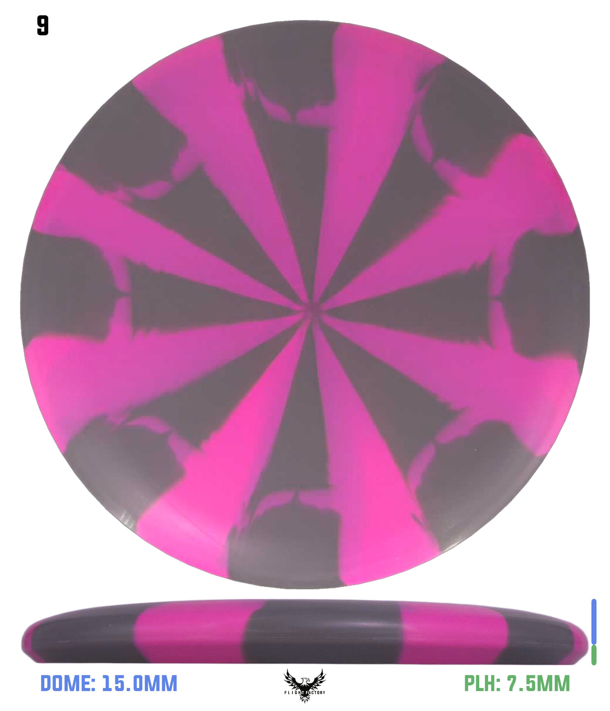 Meridian Discs Marbled Graphite Tundra