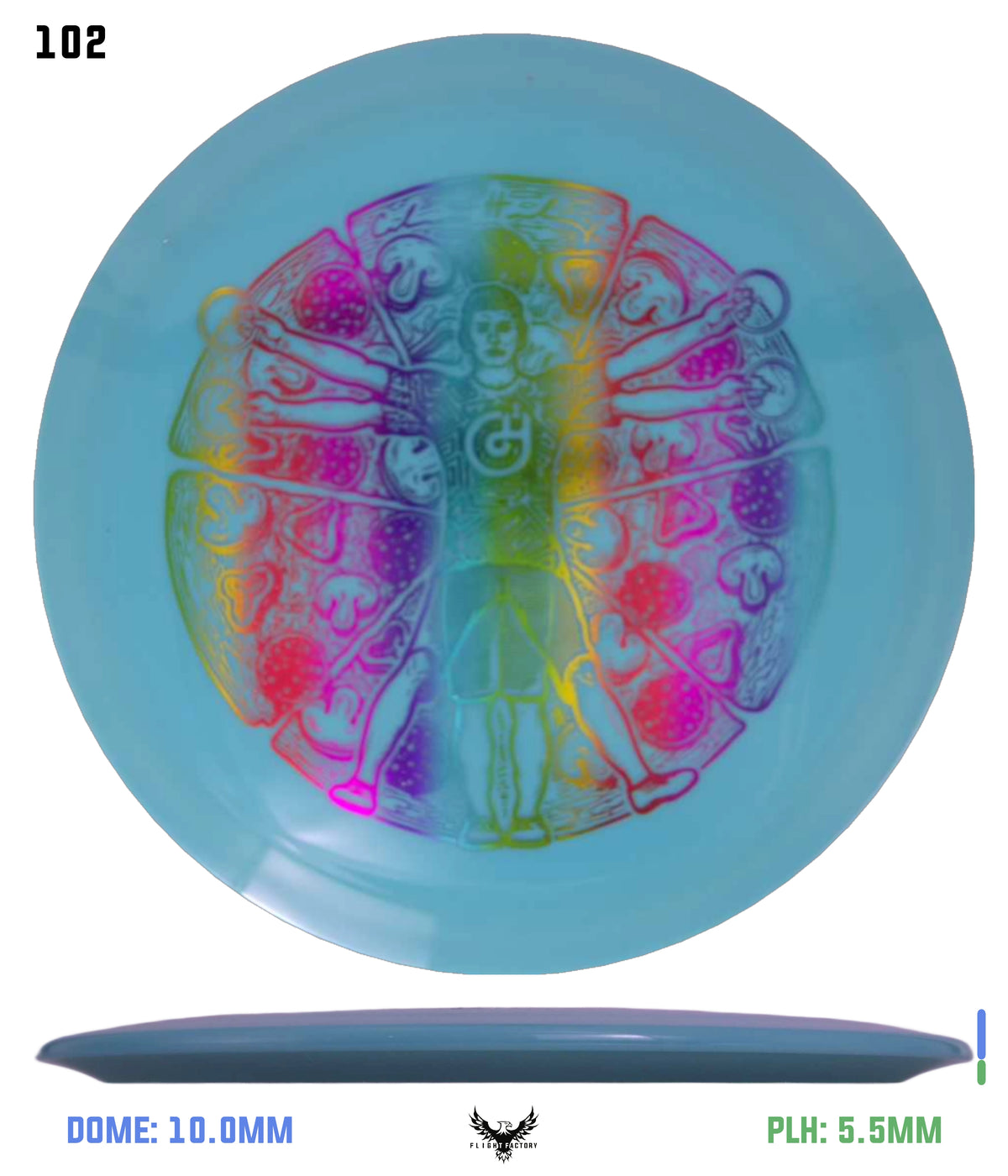 Millennium Sirius Lunar (Glow) Flat Top Draco - Vitruvian Vinny