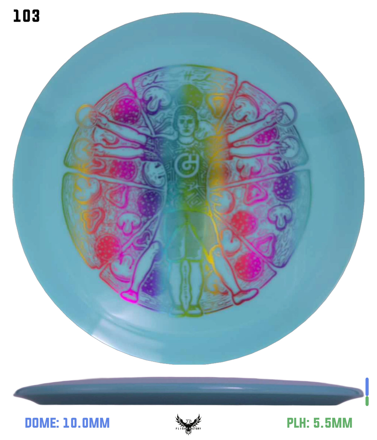 Millennium Sirius Lunar (Glow) Flat Top Draco - Vitruvian Vinny