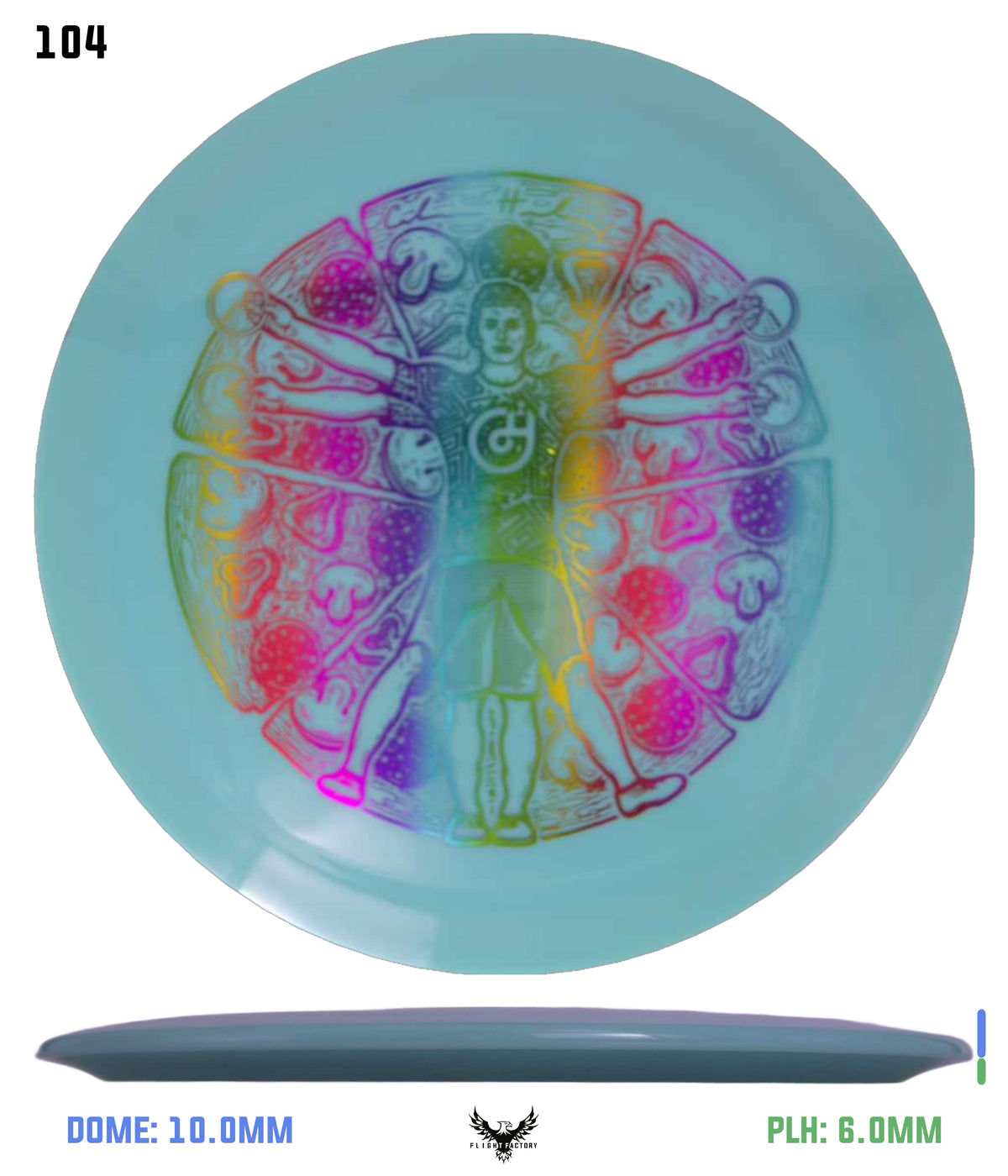 Millennium Sirius Lunar (Glow) Flat Top Draco - Vitruvian Vinny