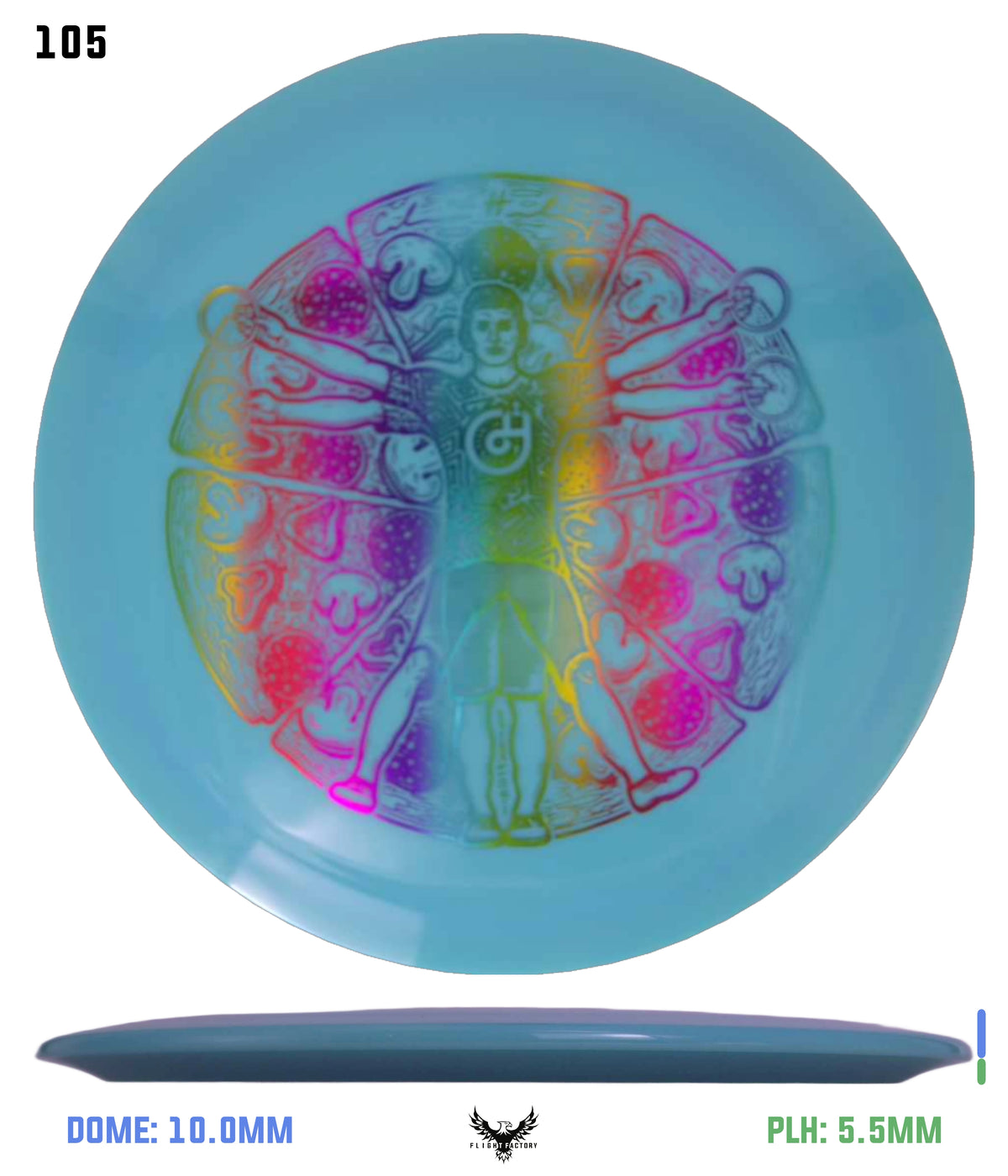 Millennium Sirius Lunar (Glow) Flat Top Draco - Vitruvian Vinny