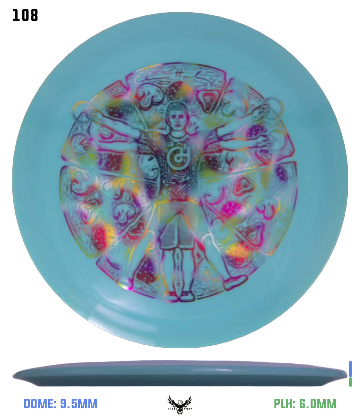 Millennium Sirius Lunar (Glow) Flat Top Draco - Vitruvian Vinny