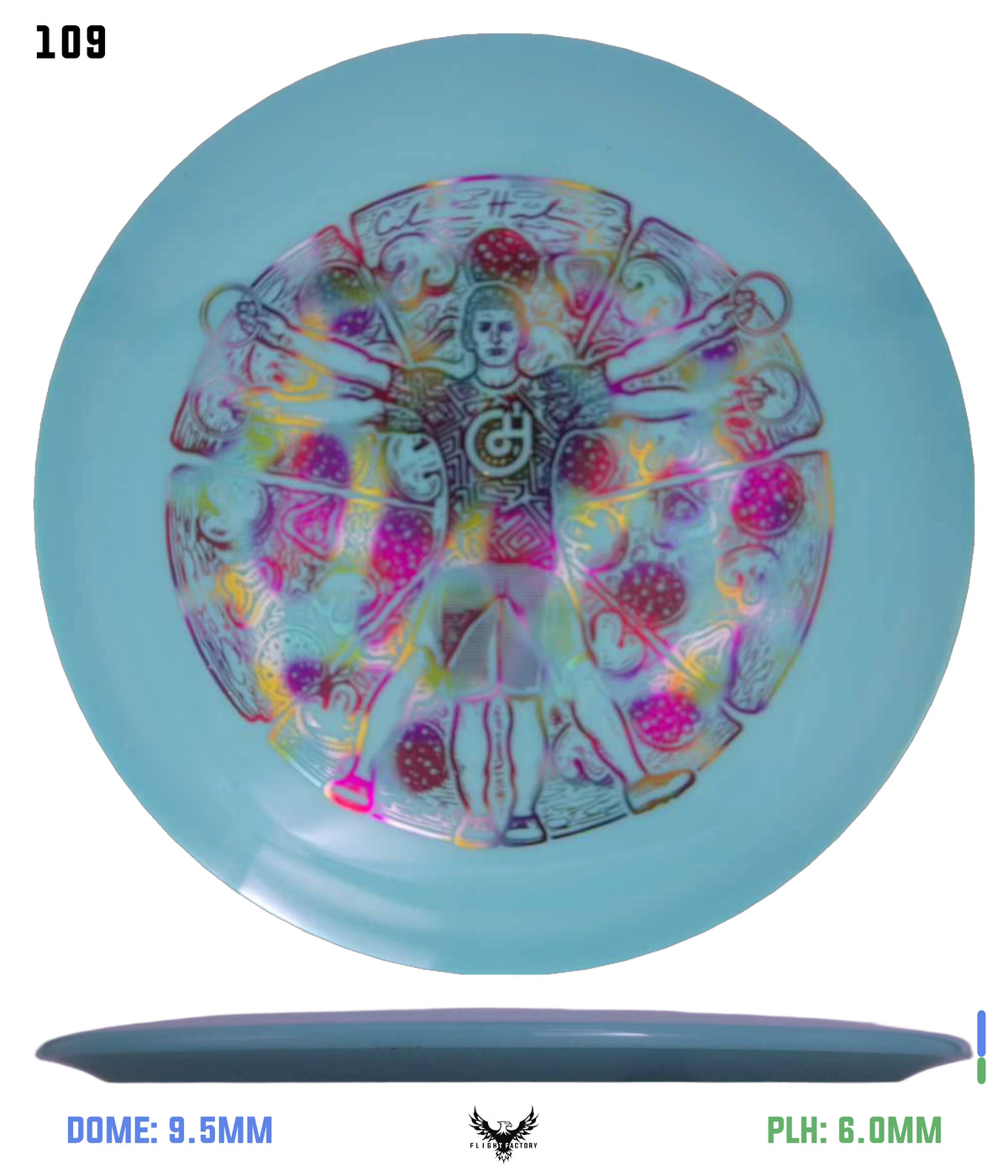 Millennium Sirius Lunar (Glow) Flat Top Draco - Vitruvian Vinny