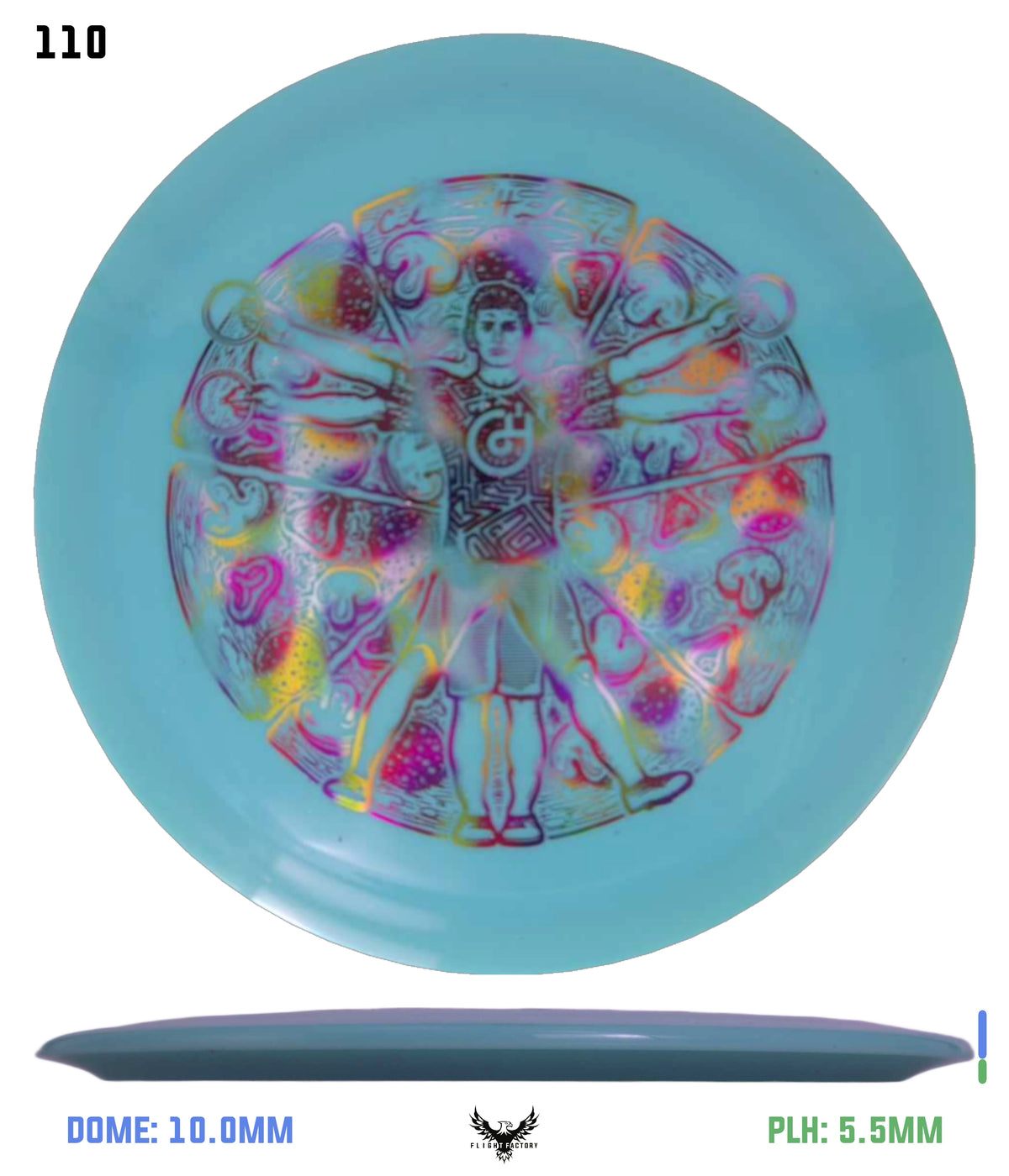 Millennium Sirius Lunar (Glow) Flat Top Draco - Vitruvian Vinny