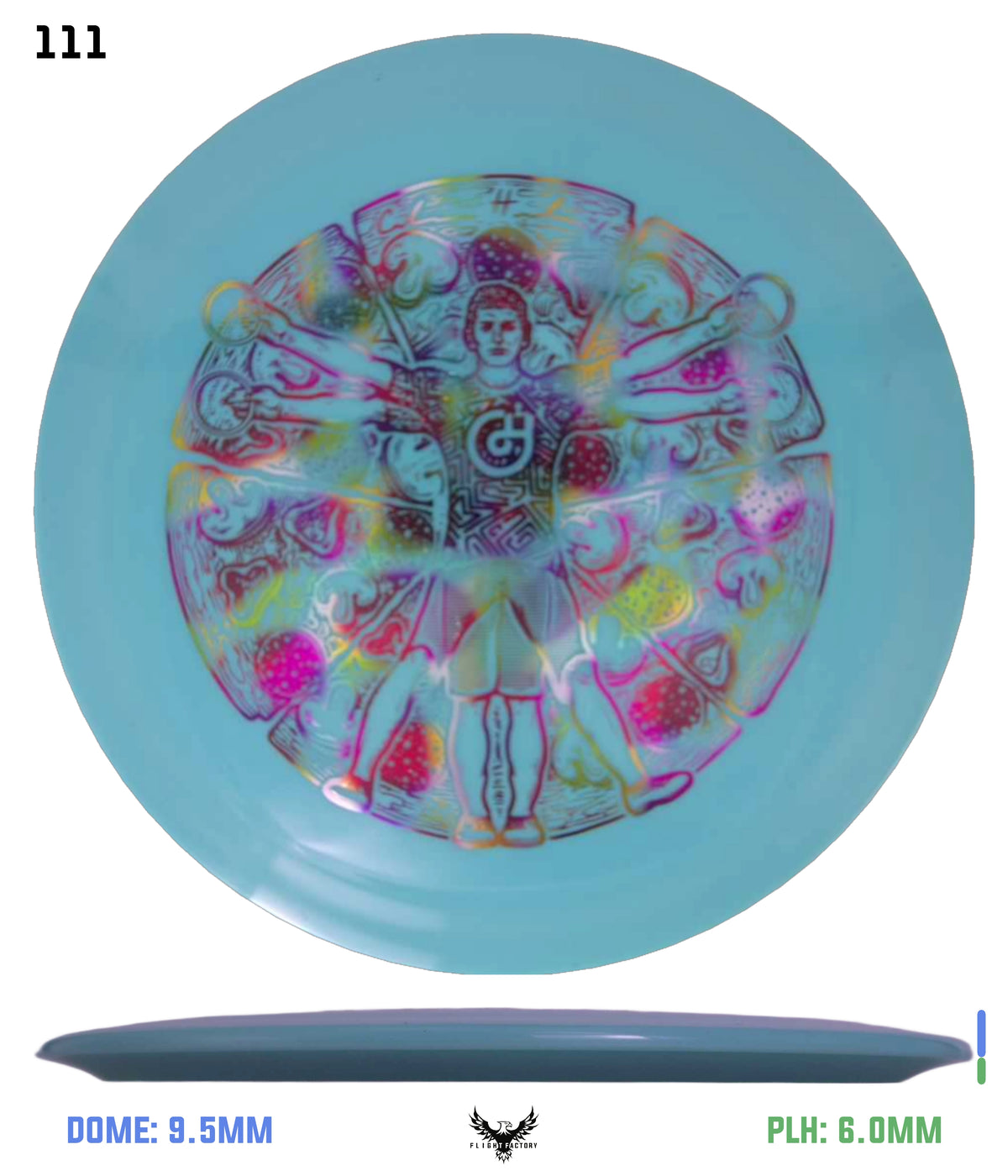 Millennium Sirius Lunar (Glow) Flat Top Draco - Vitruvian Vinny