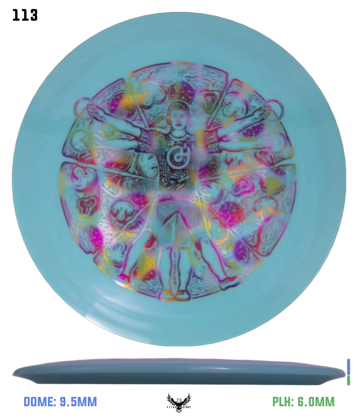 Millennium Sirius Lunar (Glow) Flat Top Draco - Vitruvian Vinny