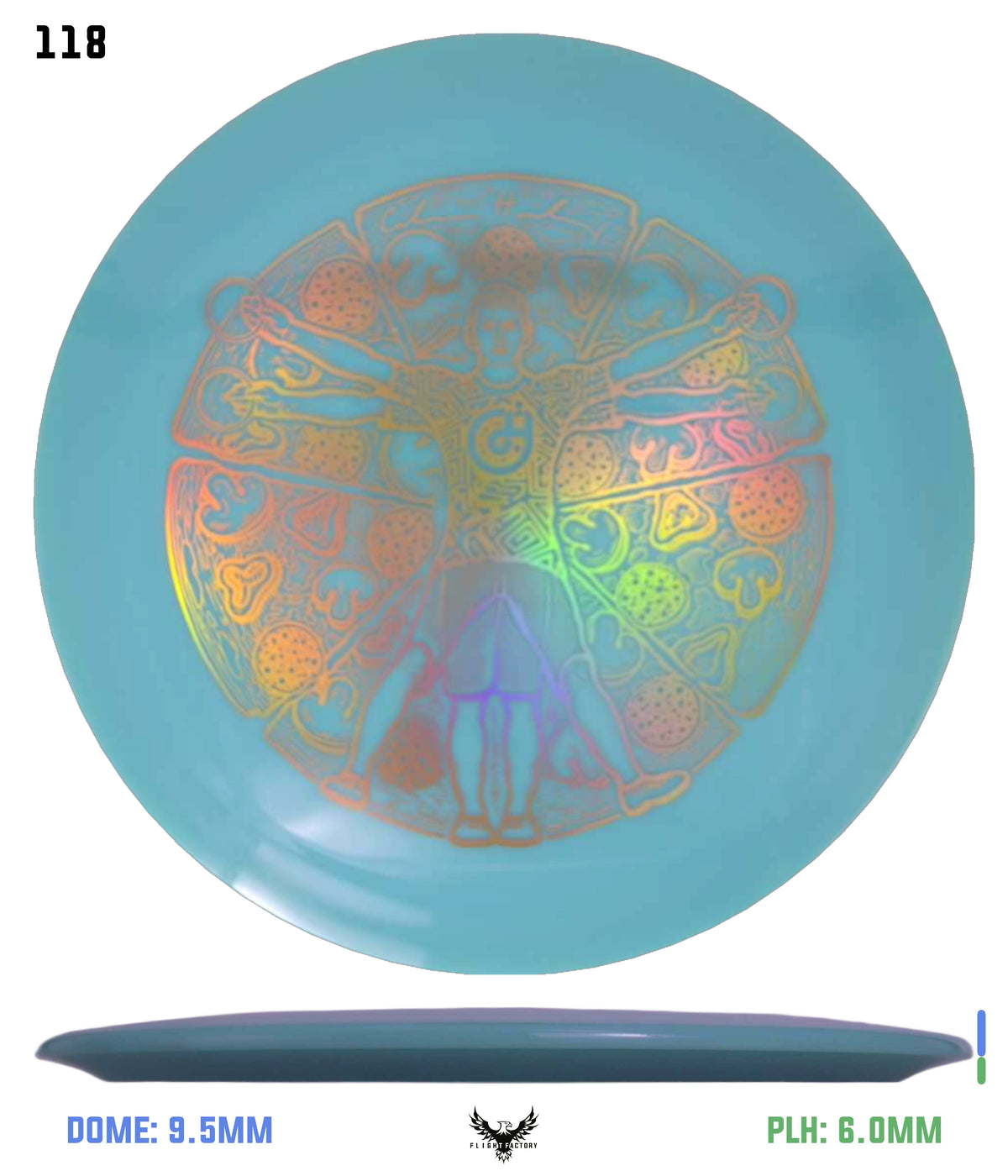 Millennium Sirius Lunar (Glow) Flat Top Draco - Vitruvian Vinny