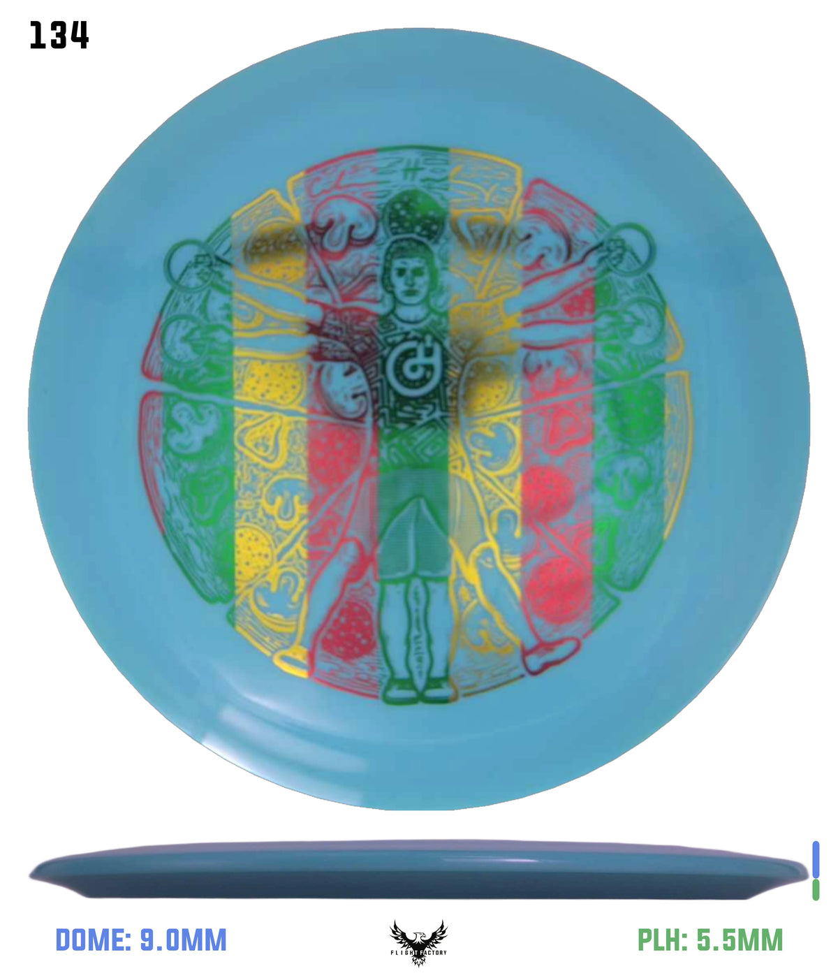 Millennium Sirius Lunar (Glow) Flat Top Draco - Vitruvian Vinny