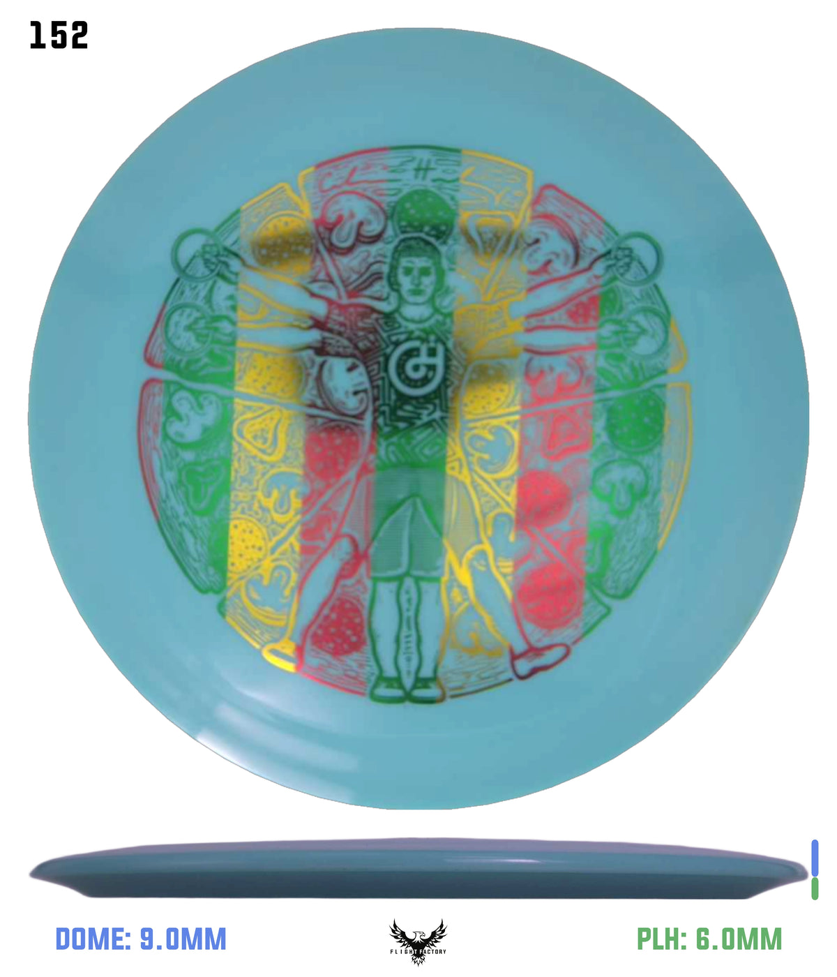 Millennium Sirius Lunar (Glow) Flat Top Draco - Vitruvian Vinny