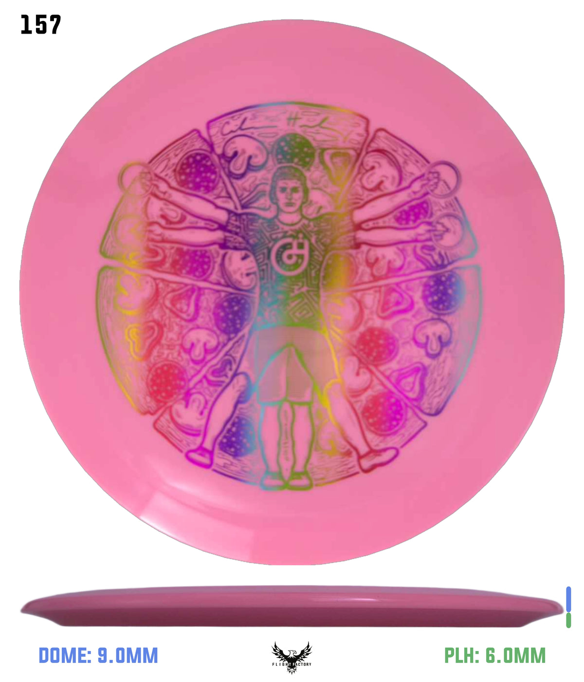 Millennium Sirius Lunar (Glow) Flat Top Draco - Vitruvian Vinny