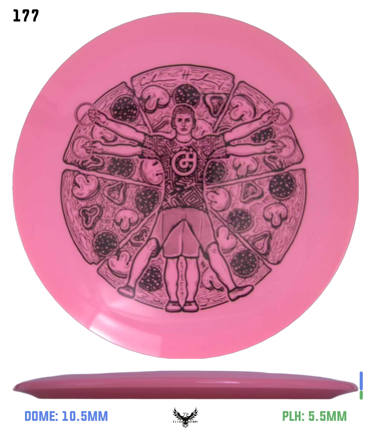 Millennium Sirius Lunar (Glow) Flat Top Draco - Vitruvian Vinny