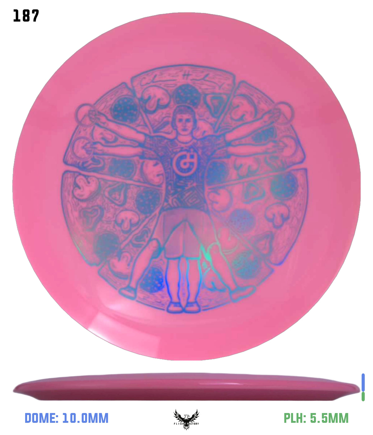 Millennium Sirius Lunar (Glow) Flat Top Draco - Vitruvian Vinny