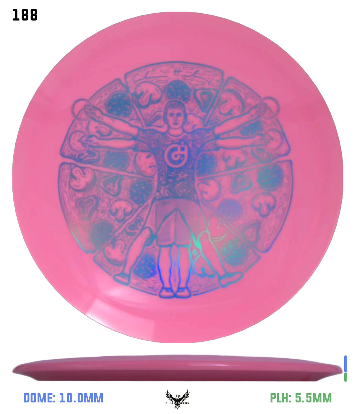 Millennium Sirius Lunar (Glow) Flat Top Draco - Vitruvian Vinny