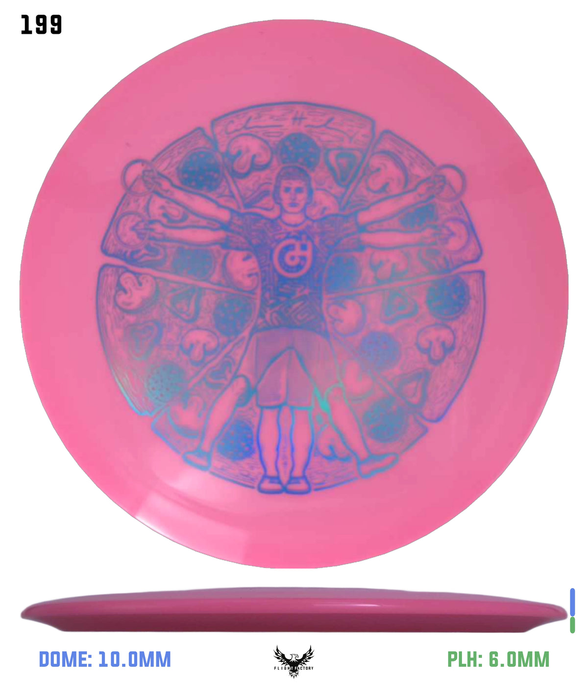 Millennium Sirius Lunar (Glow) Flat Top Draco - Vitruvian Vinny