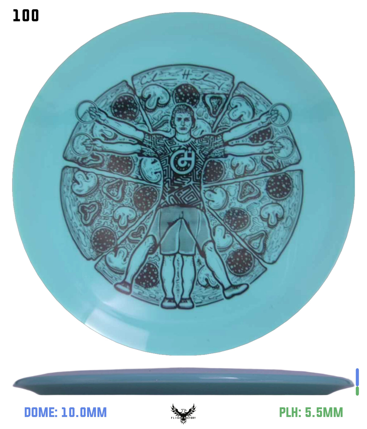 Millennium Sirius Lunar (Glow) Flat Top Draco - Vitruvian Vinny