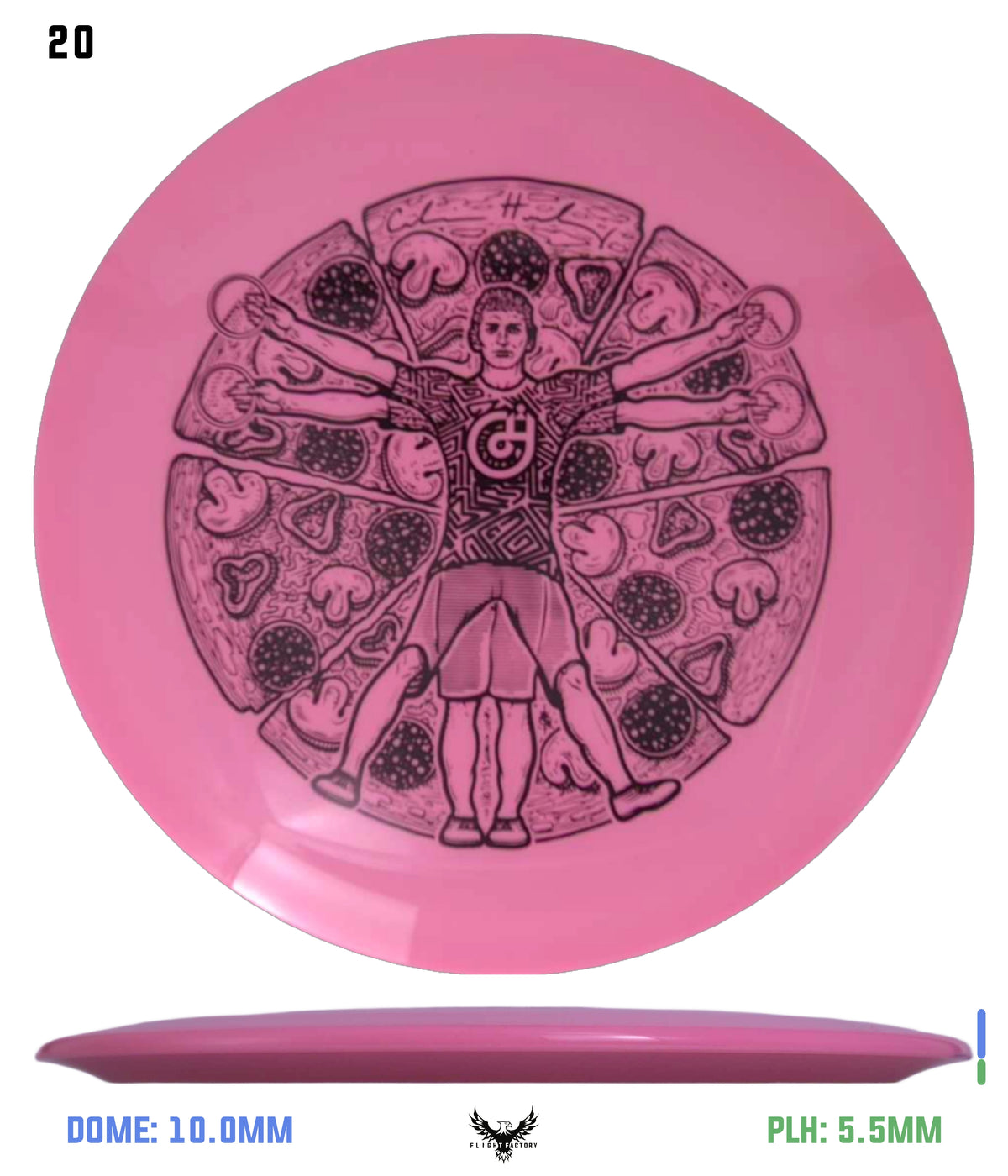 Millennium Sirius Lunar (Glow) Flat Top Draco - Vitruvian Vinny