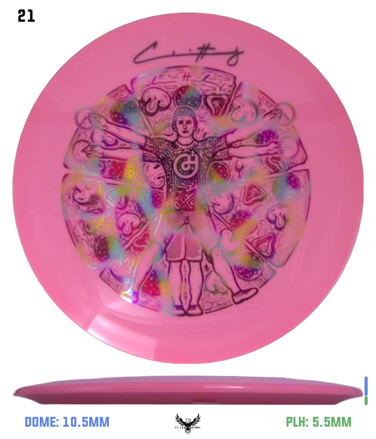 Millennium Sirius Lunar (Glow) Flat Top Draco - Vitruvian Vinny