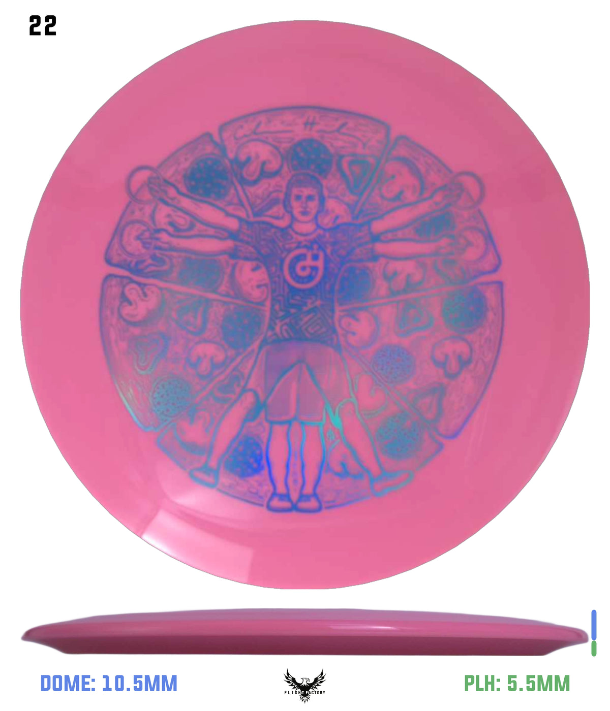 Millennium Sirius Lunar (Glow) Flat Top Draco - Vitruvian Vinny