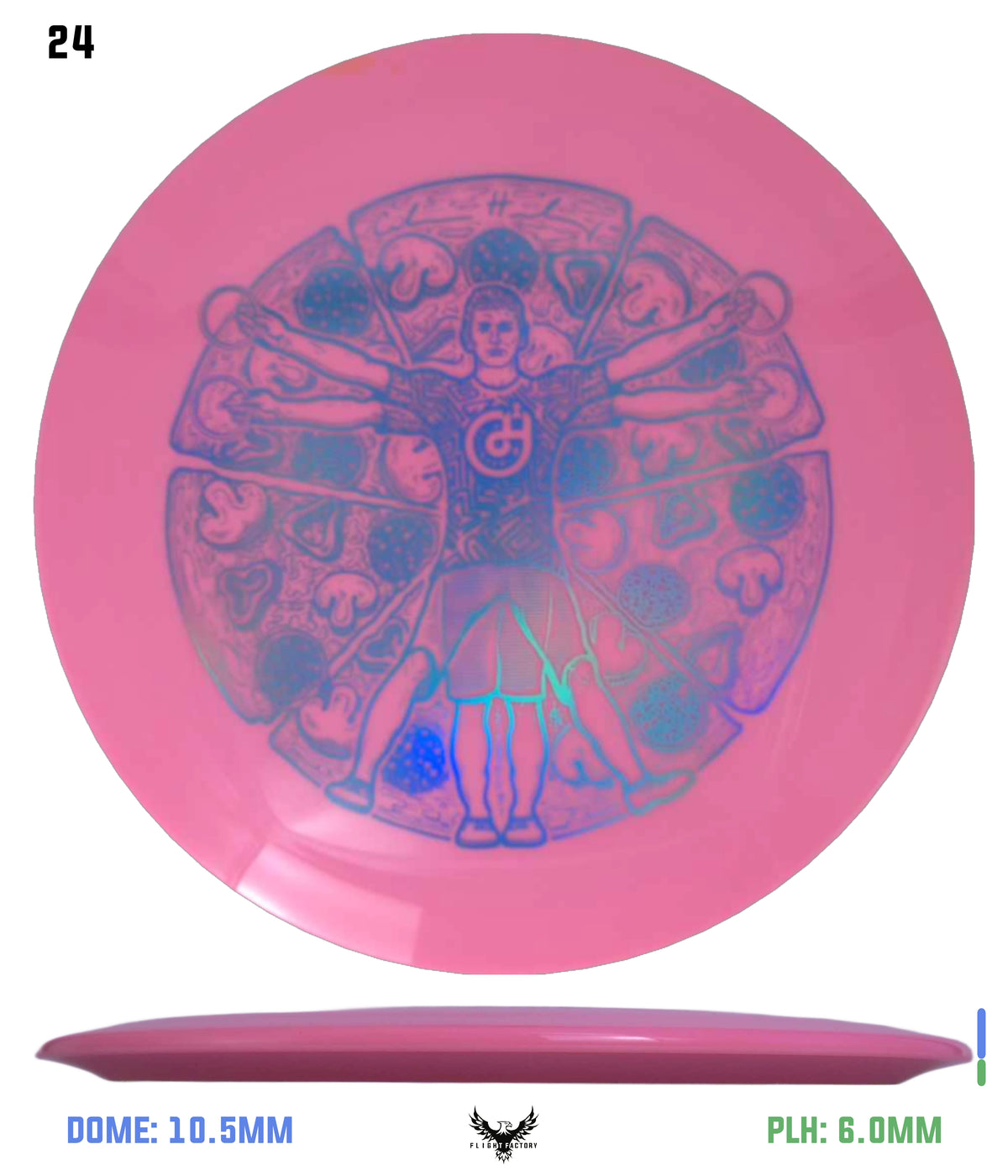 Millennium Sirius Lunar (Glow) Flat Top Draco - Vitruvian Vinny