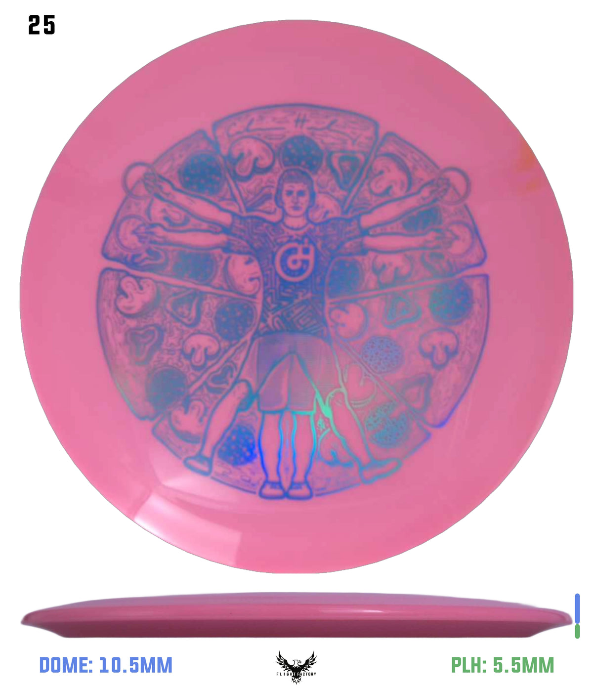 Millennium Sirius Lunar (Glow) Flat Top Draco - Vitruvian Vinny