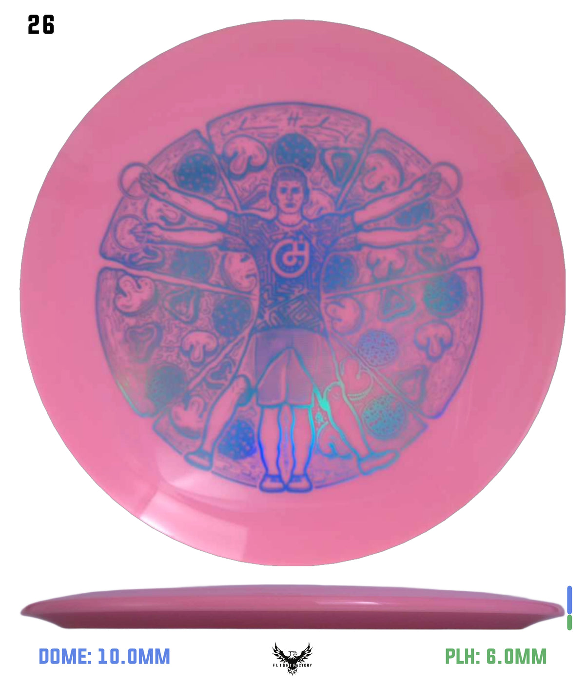 Millennium Sirius Lunar (Glow) Flat Top Draco - Vitruvian Vinny