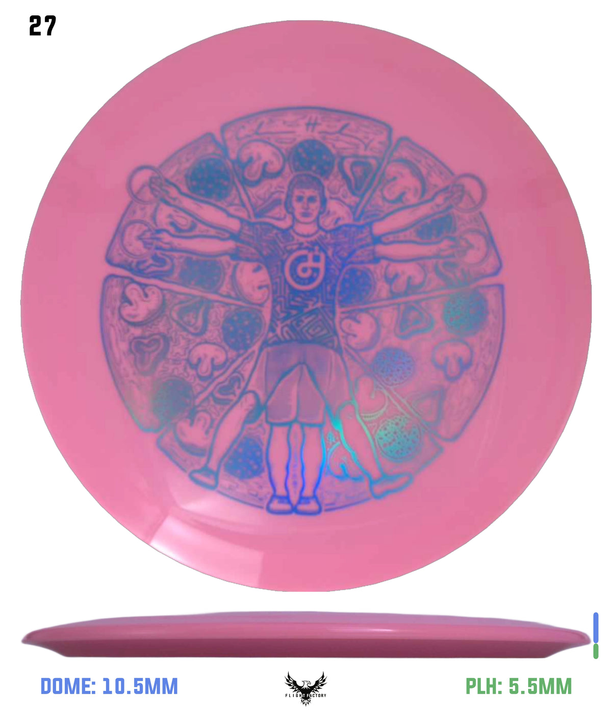 Millennium Sirius Lunar (Glow) Flat Top Draco - Vitruvian Vinny