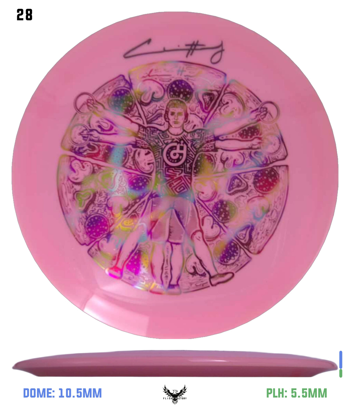 Millennium Sirius Lunar (Glow) Flat Top Draco - Vitruvian Vinny