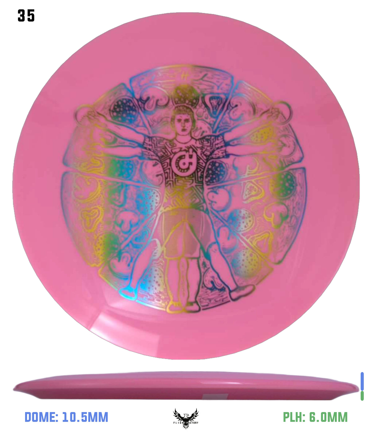 Millennium Sirius Lunar (Glow) Flat Top Draco - Vitruvian Vinny