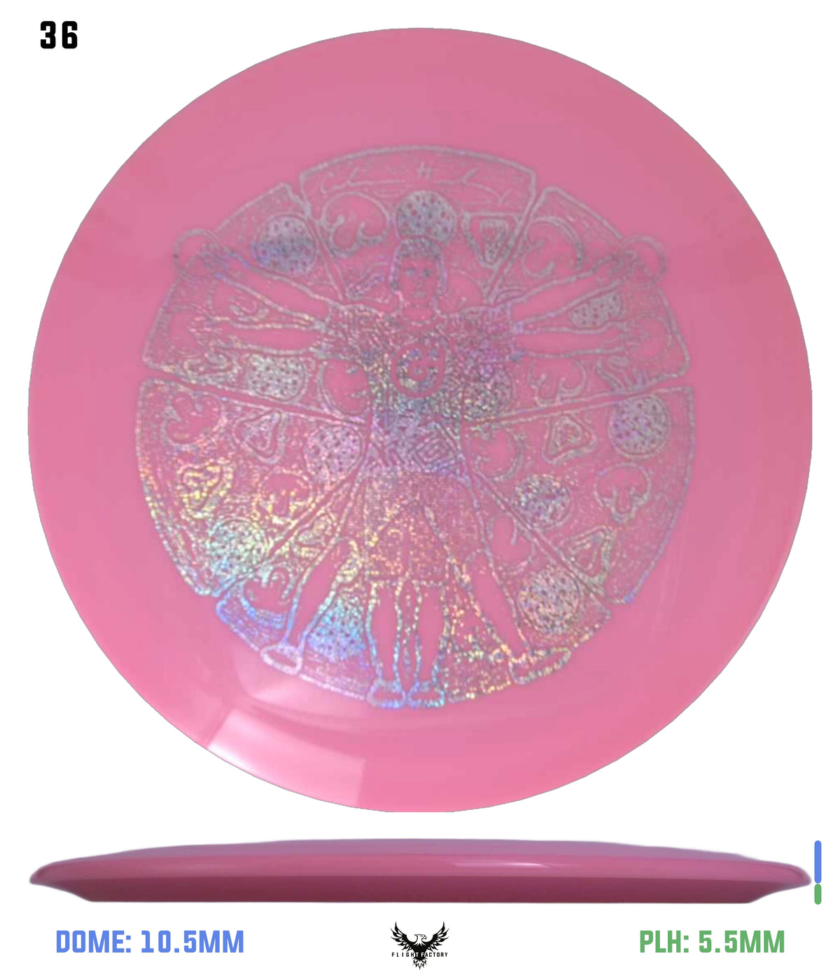 Millennium Sirius Lunar (Glow) Flat Top Draco - Vitruvian Vinny