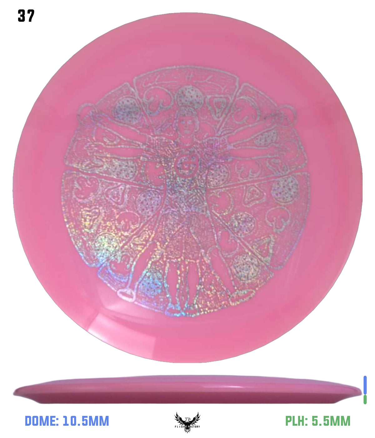 Millennium Sirius Lunar (Glow) Flat Top Draco - Vitruvian Vinny