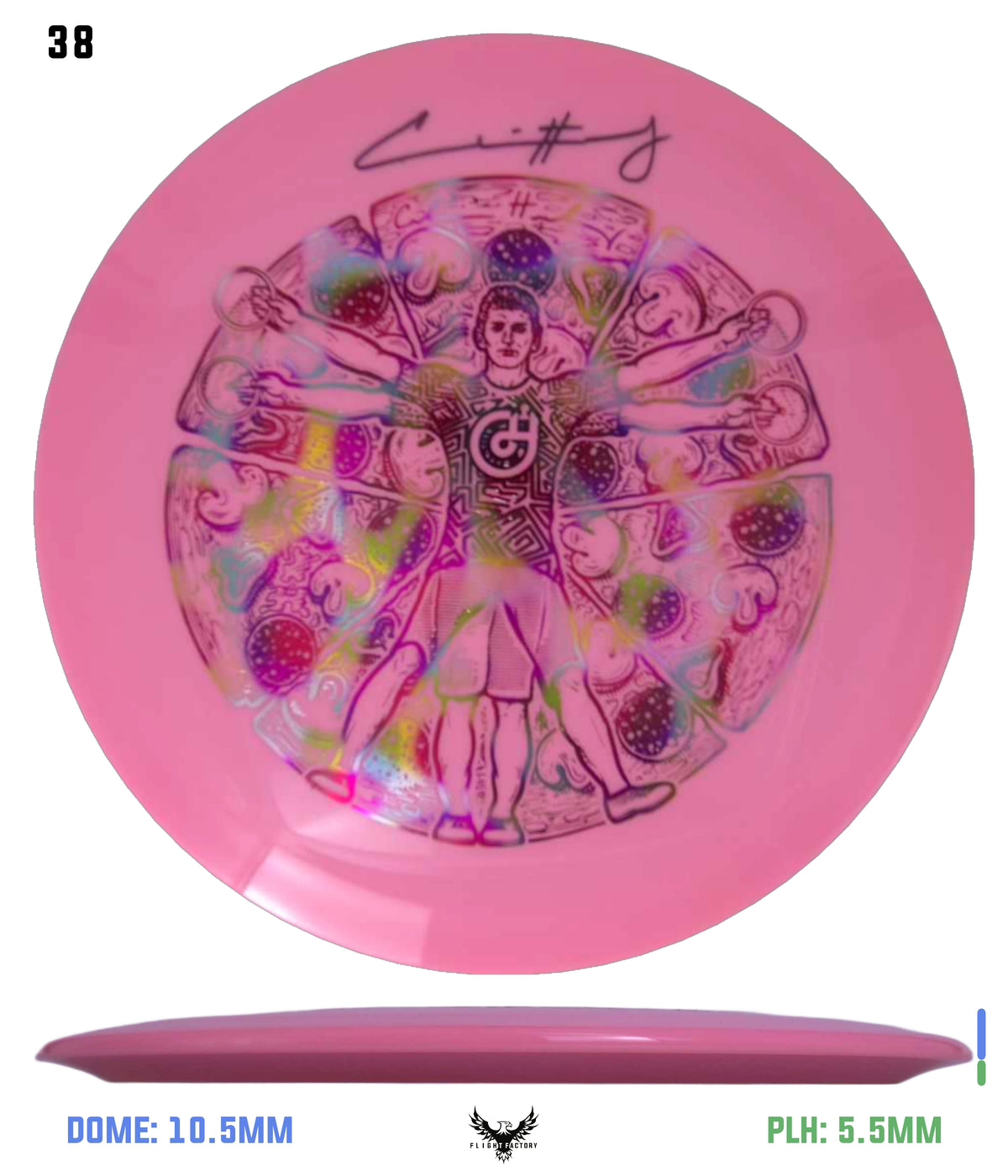 Millennium Sirius Lunar (Glow) Flat Top Draco - Vitruvian Vinny