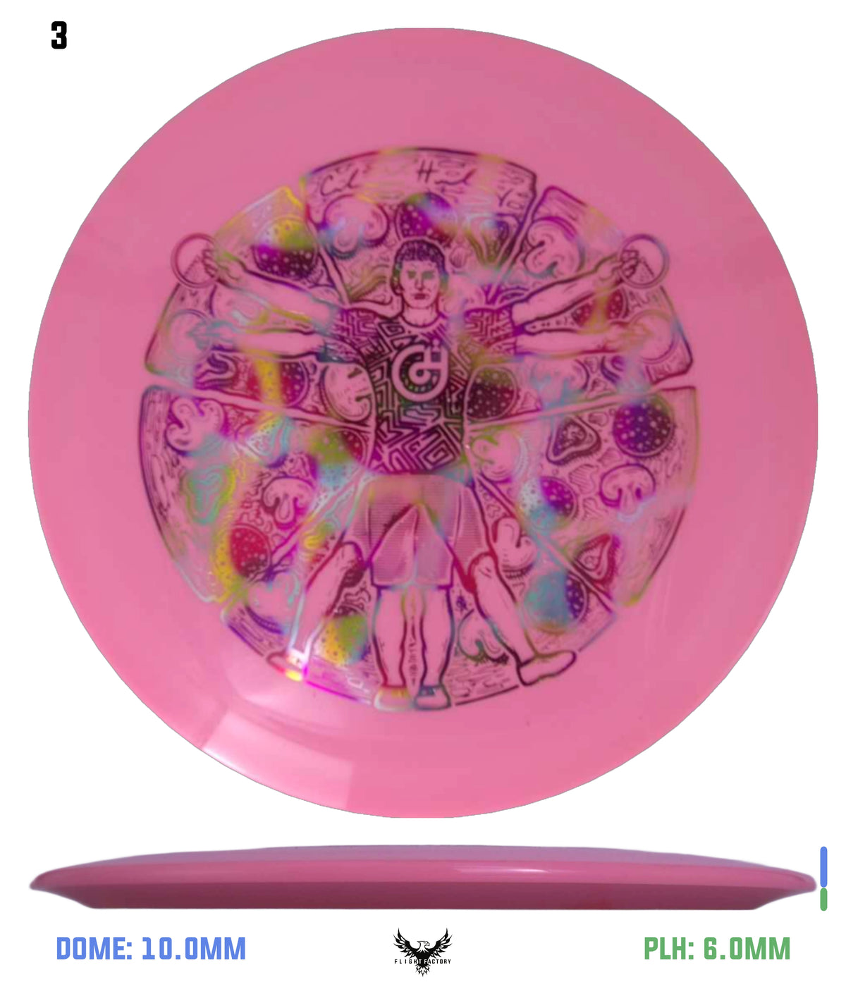 Millennium Sirius Lunar (Glow) Flat Top Draco - Vitruvian Vinny