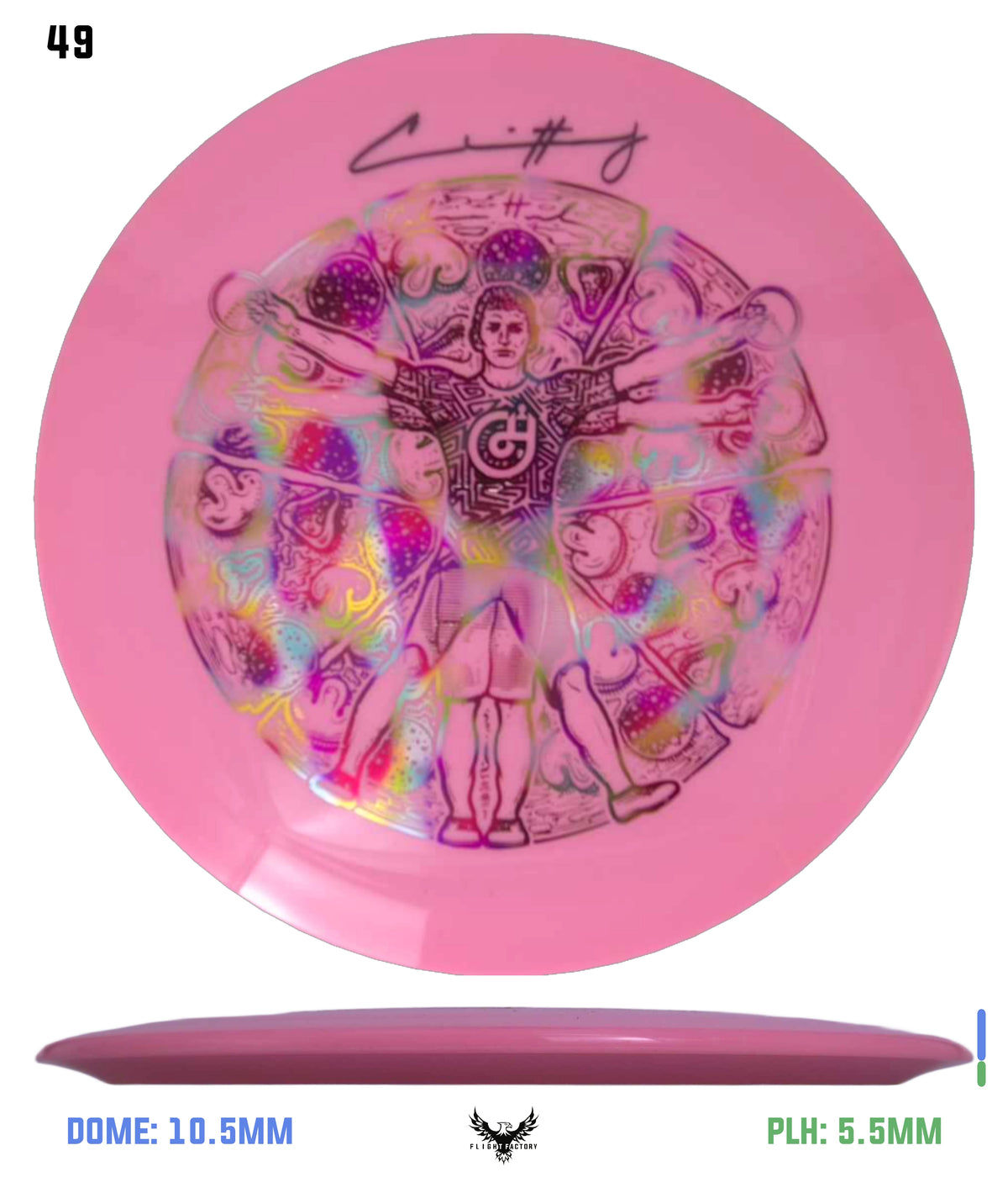 Millennium Sirius Lunar (Glow) Flat Top Draco - Vitruvian Vinny