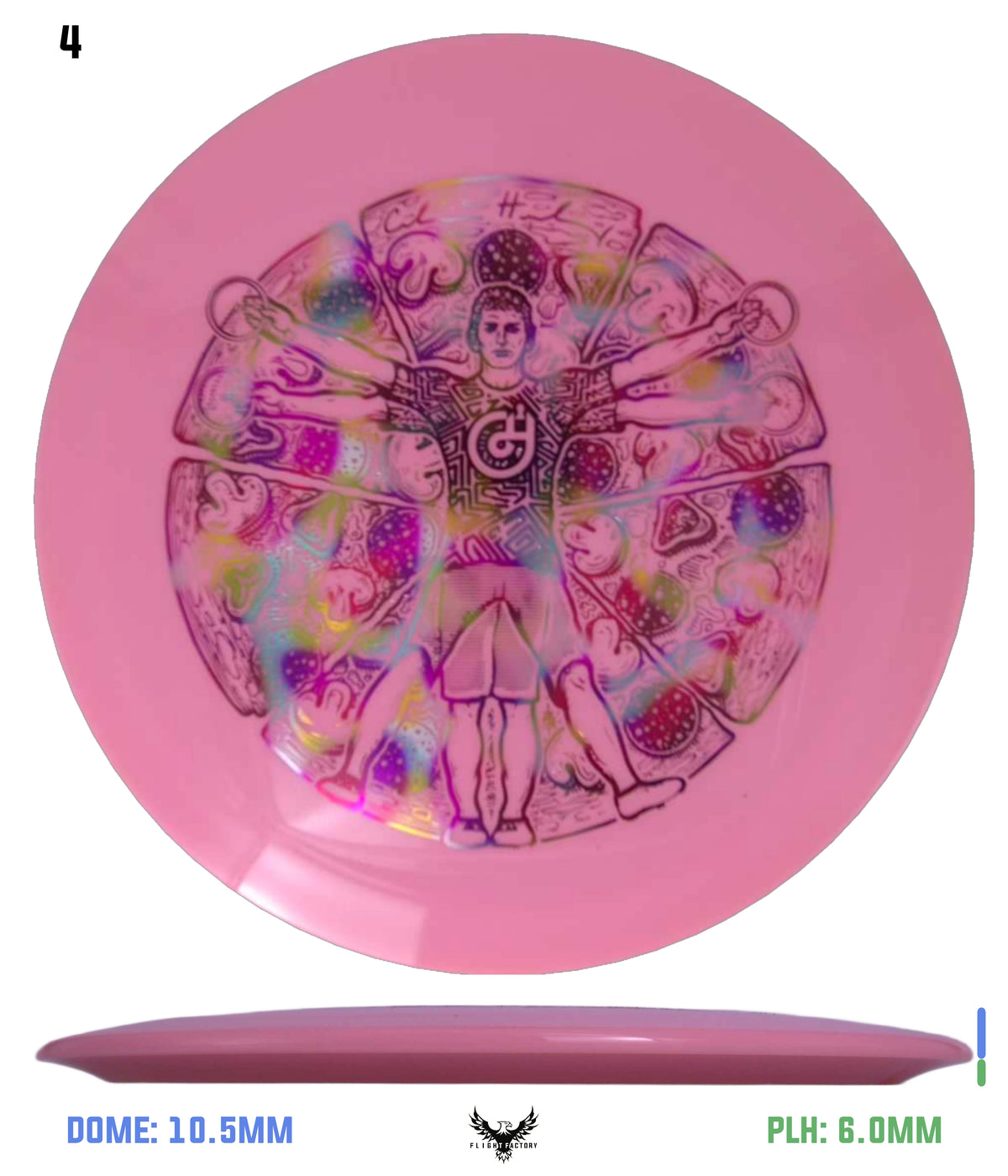 Millennium Sirius Lunar (Glow) Flat Top Draco - Vitruvian Vinny