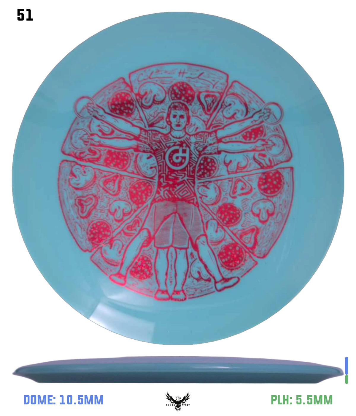 Millennium Sirius Lunar (Glow) Flat Top Draco - Vitruvian Vinny