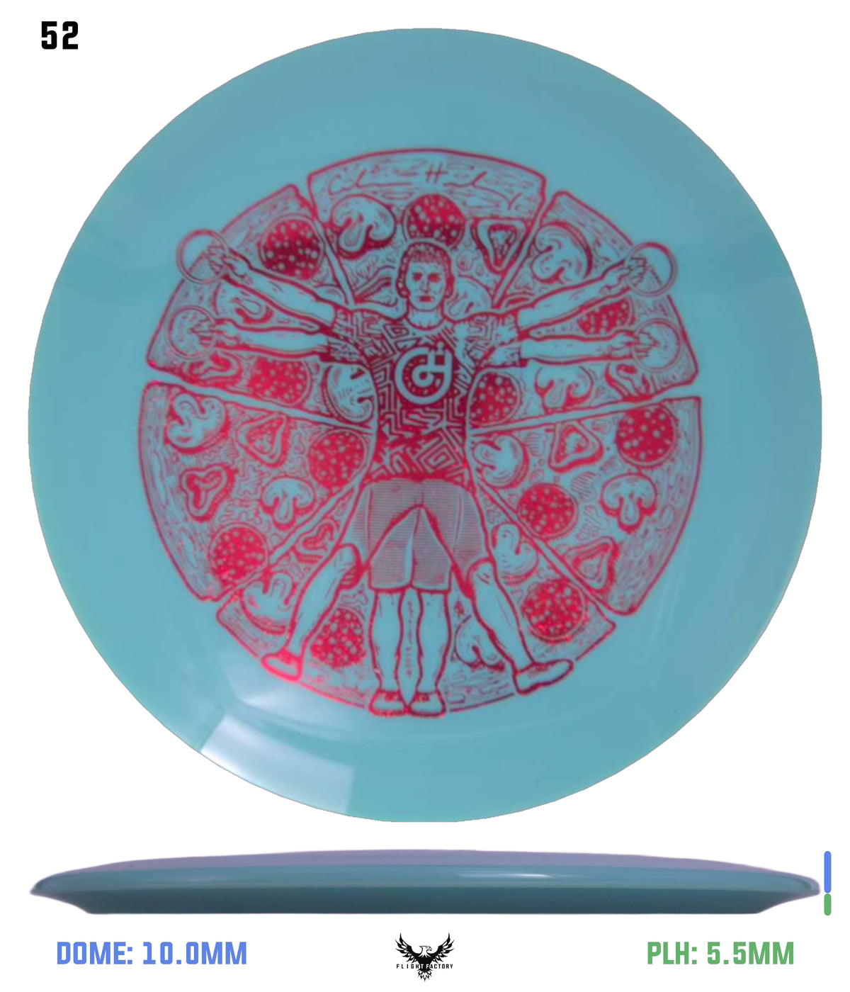 Millennium Sirius Lunar (Glow) Flat Top Draco - Vitruvian Vinny