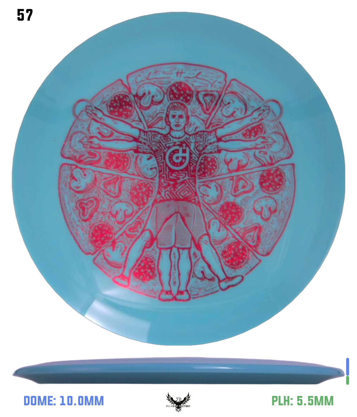 Millennium Sirius Lunar (Glow) Flat Top Draco - Vitruvian Vinny