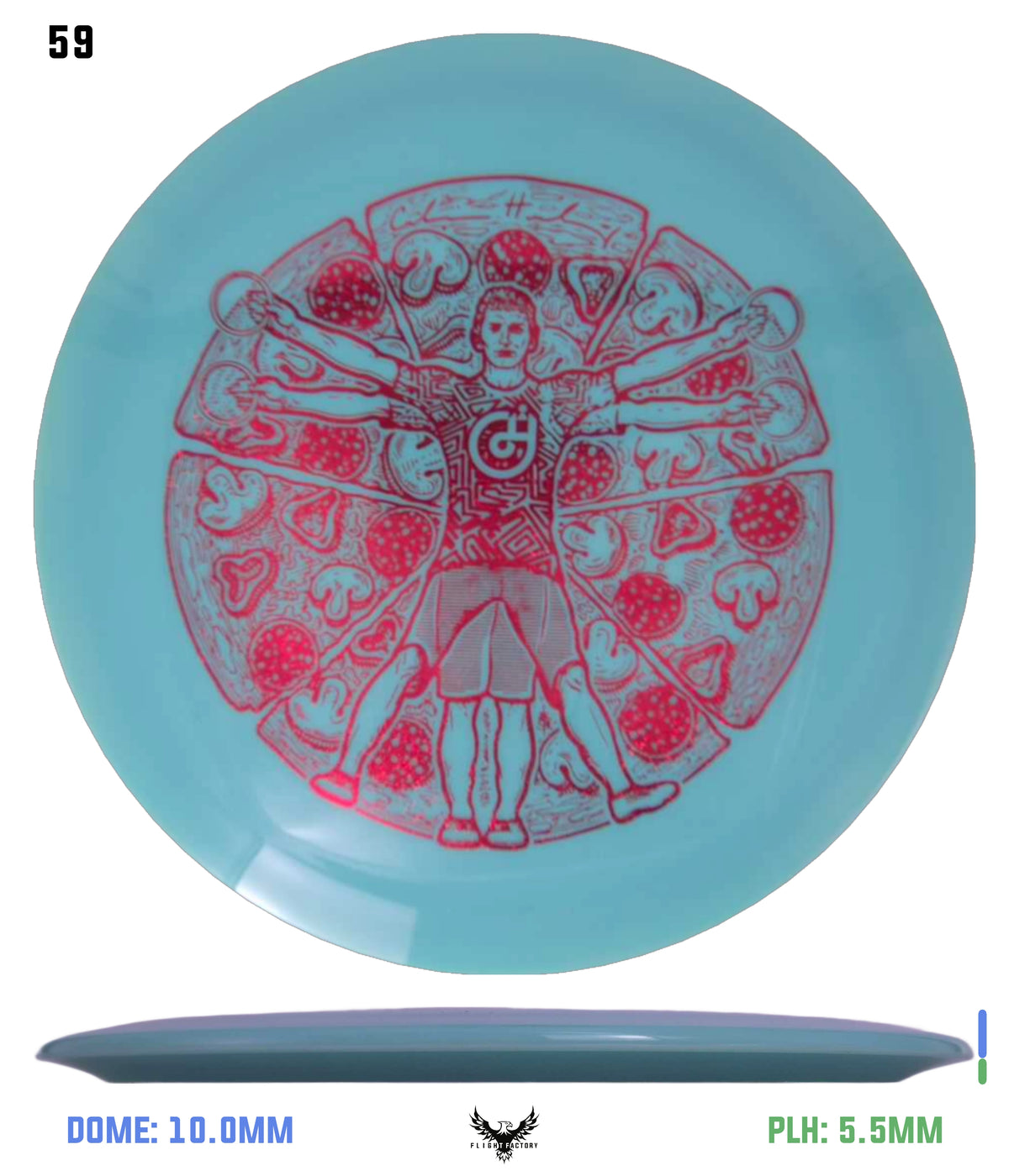 Millennium Sirius Lunar (Glow) Flat Top Draco - Vitruvian Vinny