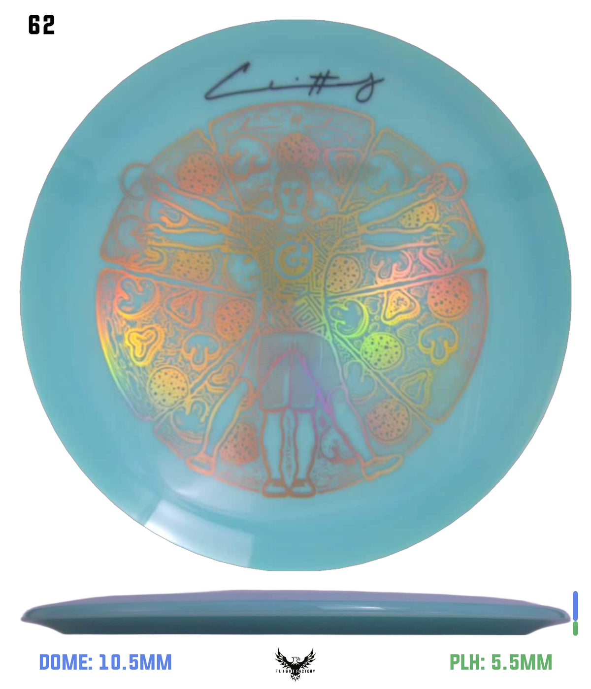 Millennium Sirius Lunar (Glow) Flat Top Draco - Vitruvian Vinny